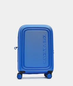 Hot Mandarina Duck LOGODUCK+ Expandable Cabin Hard Trolley (4 wheels) | cm 55 x 35 x 23/26 cm ElectricBlue