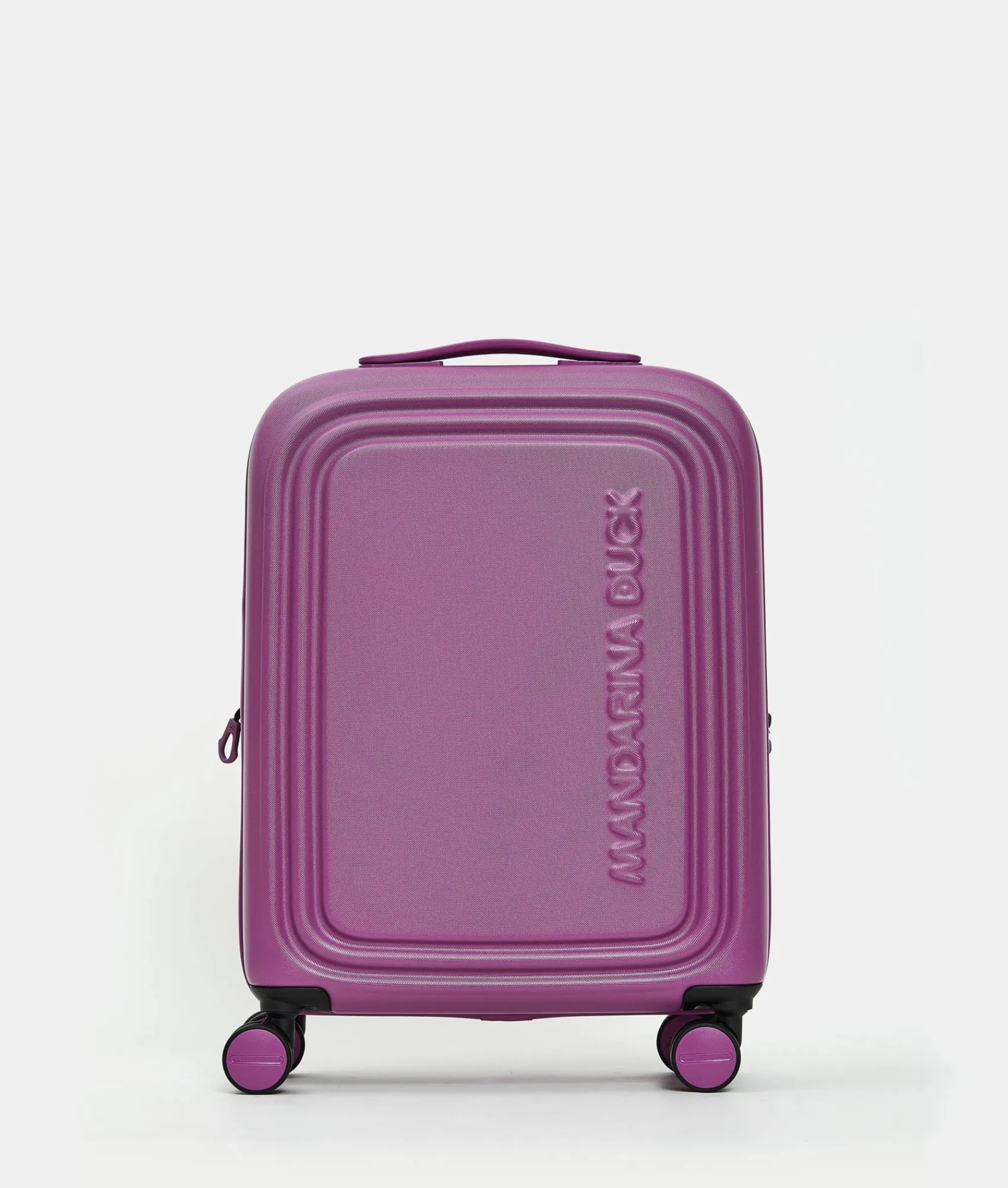 Clearance Mandarina Duck LOGODUCK+ Expandable Cabin Hard Trolley (4 Wheels) | cm 55X40X20/23 Orchid