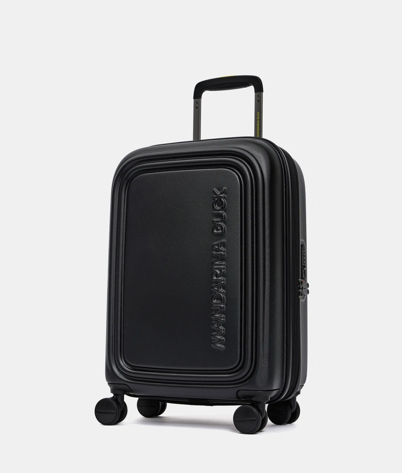 Online Mandarina Duck LOGODUCK+ Expandable Cabin Hard Trolley (4 wheels) | cm 55 x 35 x 23/26 cm Black