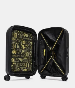 Online Mandarina Duck LOGODUCK+ Expandable Cabin Hard Trolley (4 wheels) | cm 55 x 35 x 23/26 cm Black