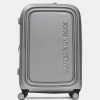 Discount Mandarina Duck LOGODUCK Expandable Large Trolley (4 Wheels) | cm 75X49X31 Silver