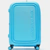Fashion Mandarina Duck LOGODUCK+ Expandable Large Trolley (4 Wheels) | cm 75X49X31 Aquarius