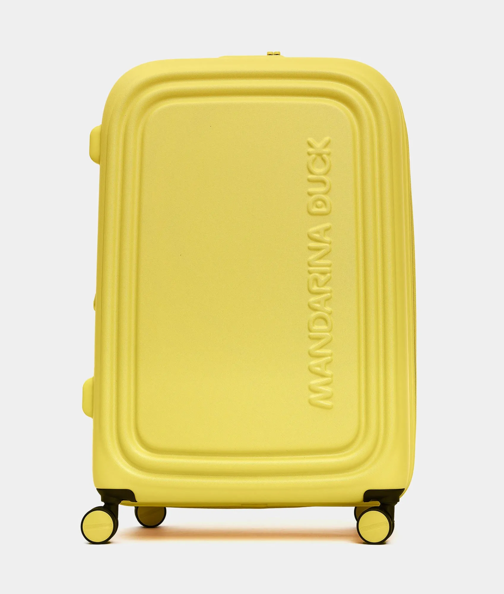Sale Mandarina Duck LOGODUCK+ Expandable Large Trolley (4 Wheels) | cm 75X49X31 DuckYellow