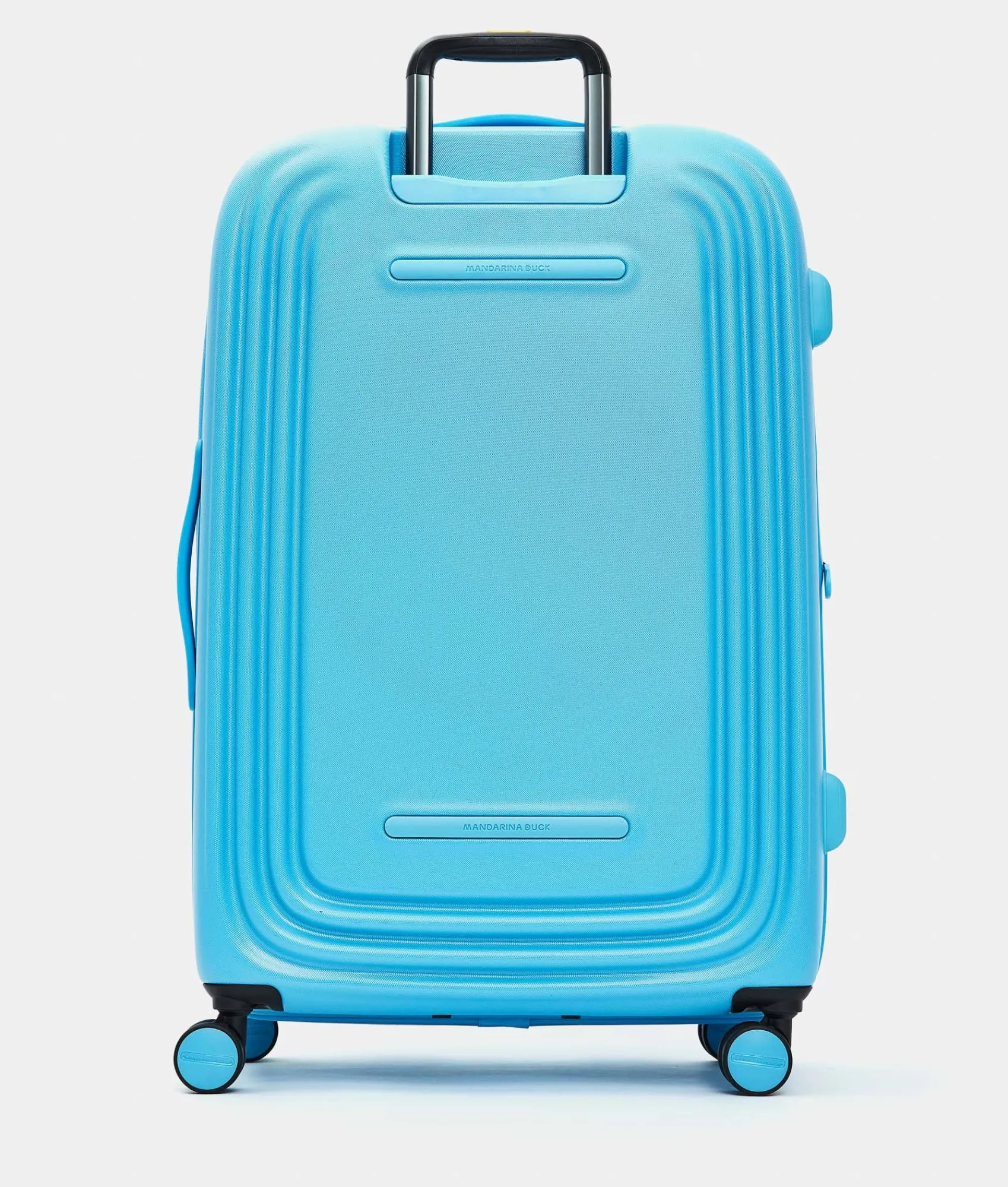 Fashion Mandarina Duck LOGODUCK+ Expandable Large Trolley (4 Wheels) | cm 75X49X31 Aquarius