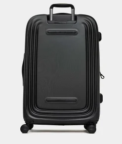 Outlet Mandarina Duck LOGODUCK+ Expandable Large Trolley (4 Wheels) | cm 75X49X31 Black