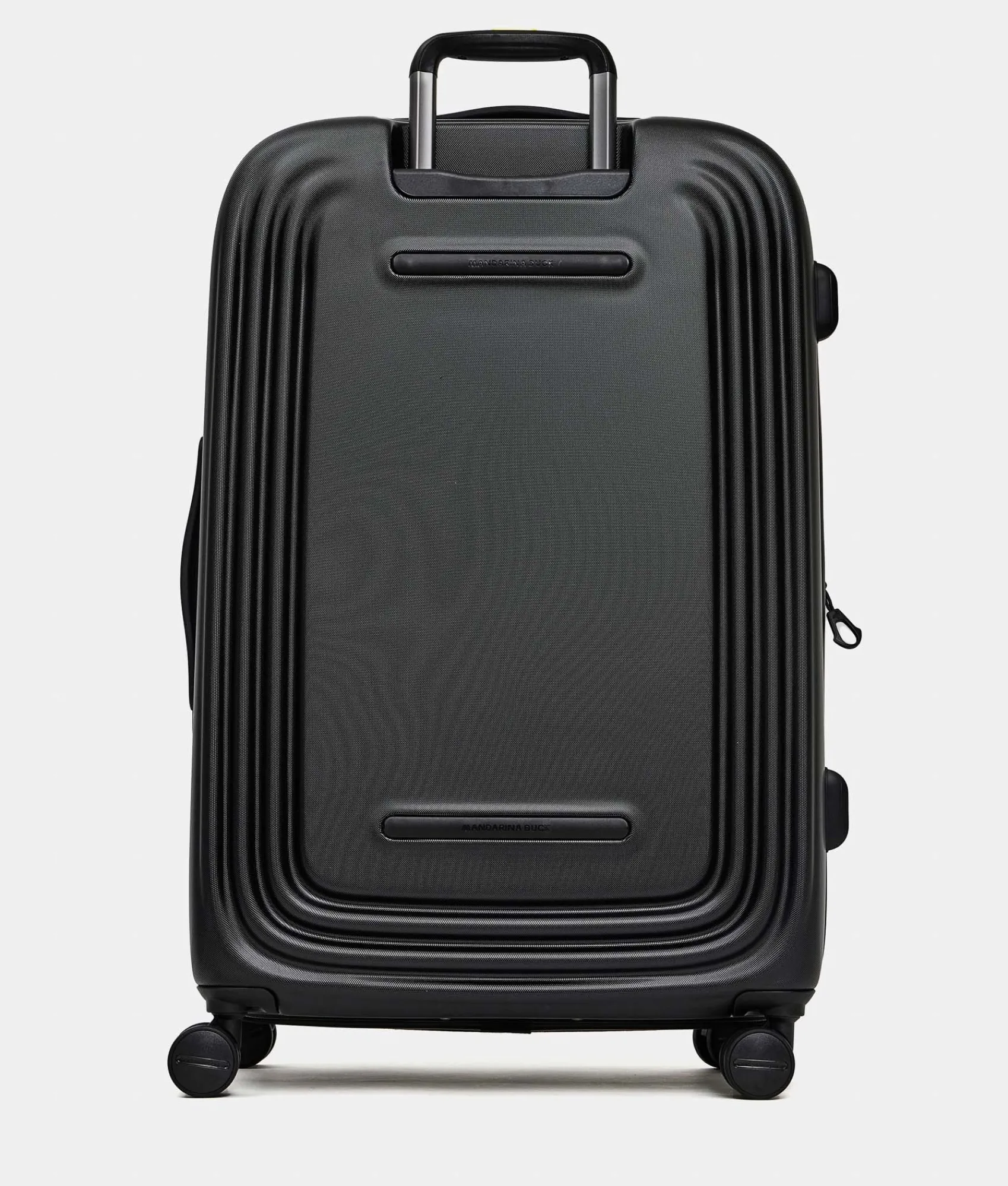 Outlet Mandarina Duck LOGODUCK+ Expandable Large Trolley (4 Wheels) | cm 75X49X31 Black