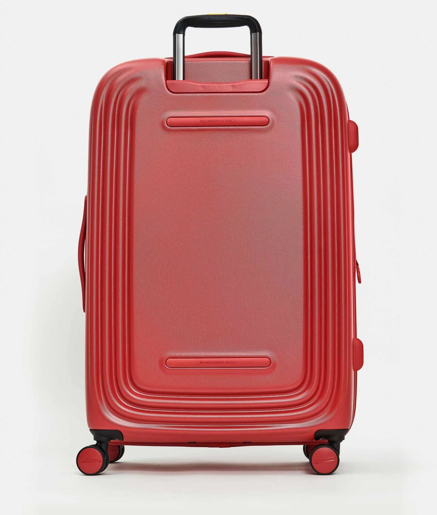 Clearance Mandarina Duck LOGODUCK+ Expandable Large Trolley (4 Wheels) | cm 75X49X31 CherryTomato