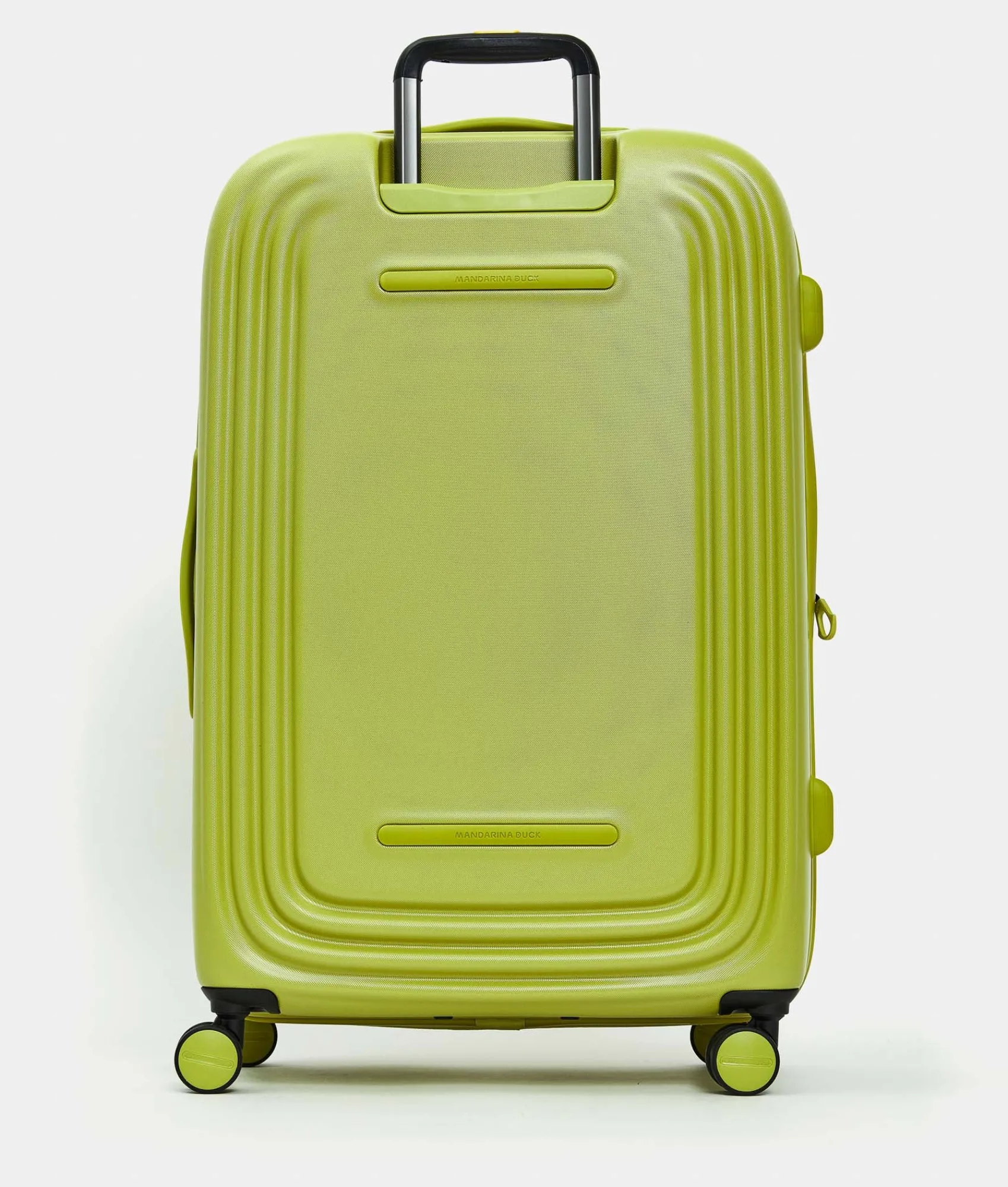New Mandarina Duck LOGODUCK+ Expandable Large Trolley (4 Wheels) | cm 75X49X31 MapoGreen