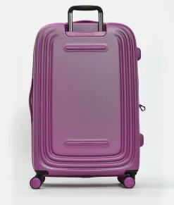 Clearance Mandarina Duck LOGODUCK+ Expandable Large Trolley (4 Wheels) | cm 75X49X31 Orchid