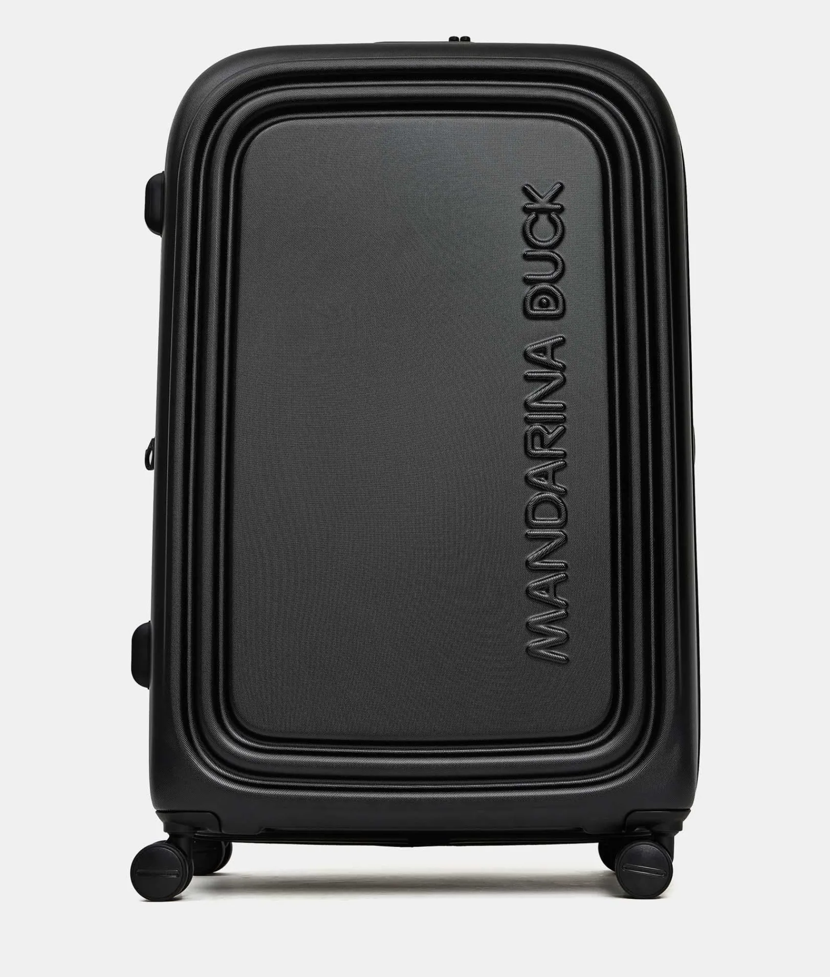 Outlet Mandarina Duck LOGODUCK+ Expandable XL Trolley (4 Wheels) | cm 82X52X34 Black