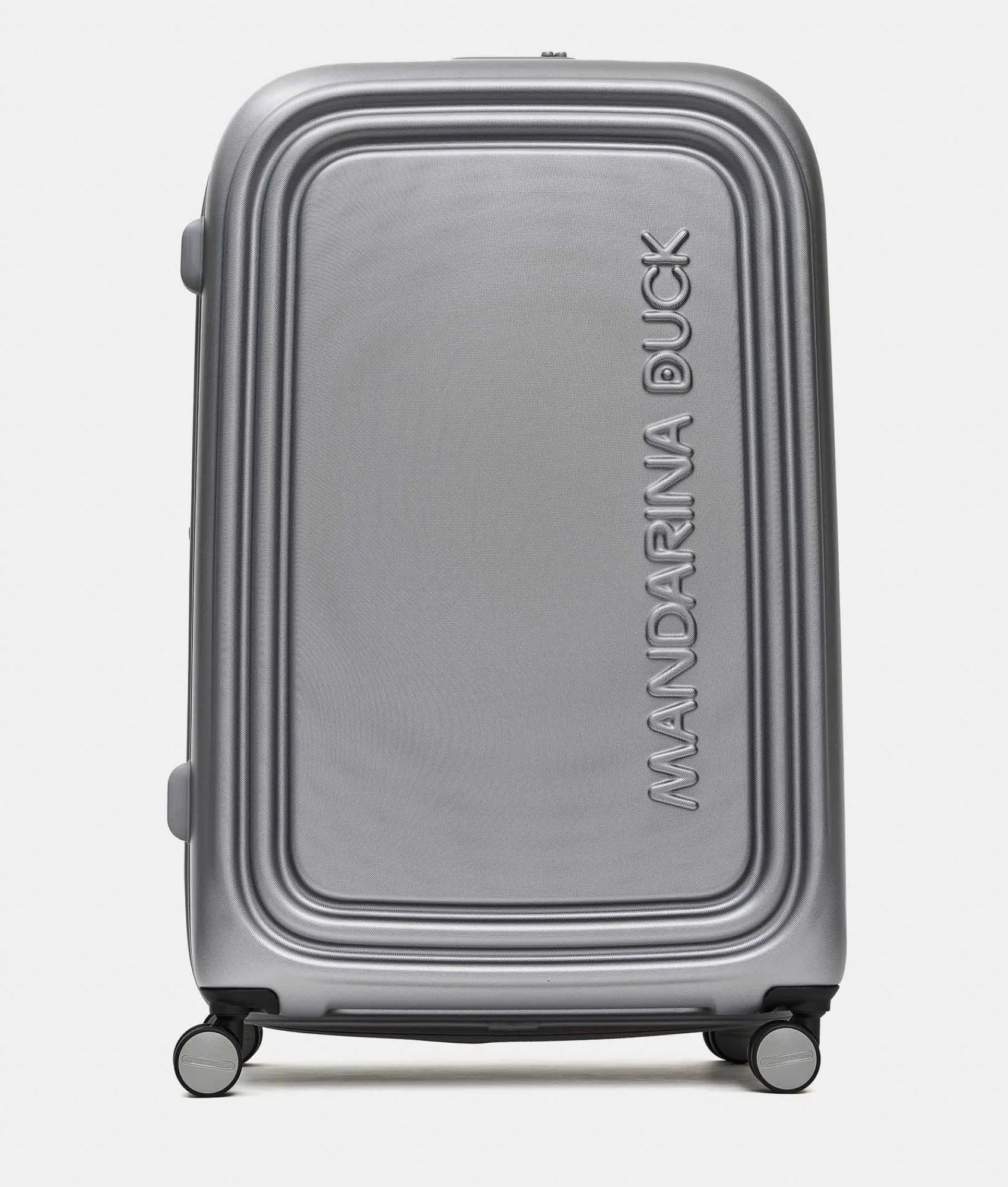 Online Mandarina Duck LOGODUCK+ Expandable XL Trolley (4 Wheels) | cm 82X52X34 Silver
