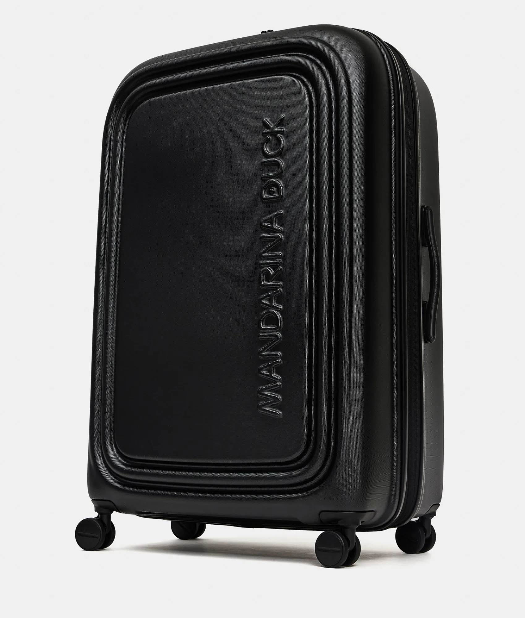 Outlet Mandarina Duck LOGODUCK+ Expandable XL Trolley (4 Wheels) | cm 82X52X34 Black