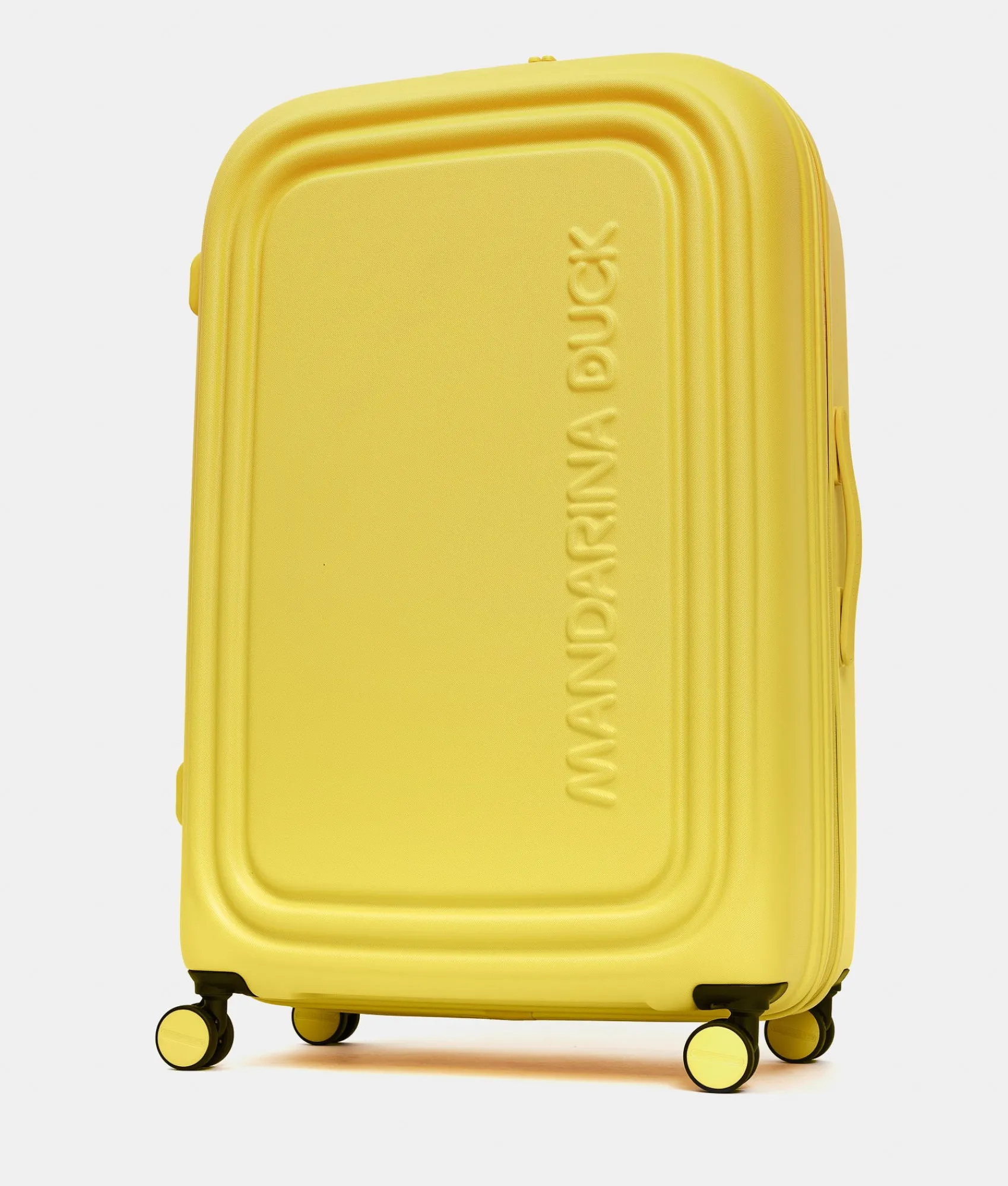 Hot Mandarina Duck LOGODUCK Expandable XL Trolley (4 Wheels) | cm 82X52X34 DuckYellow