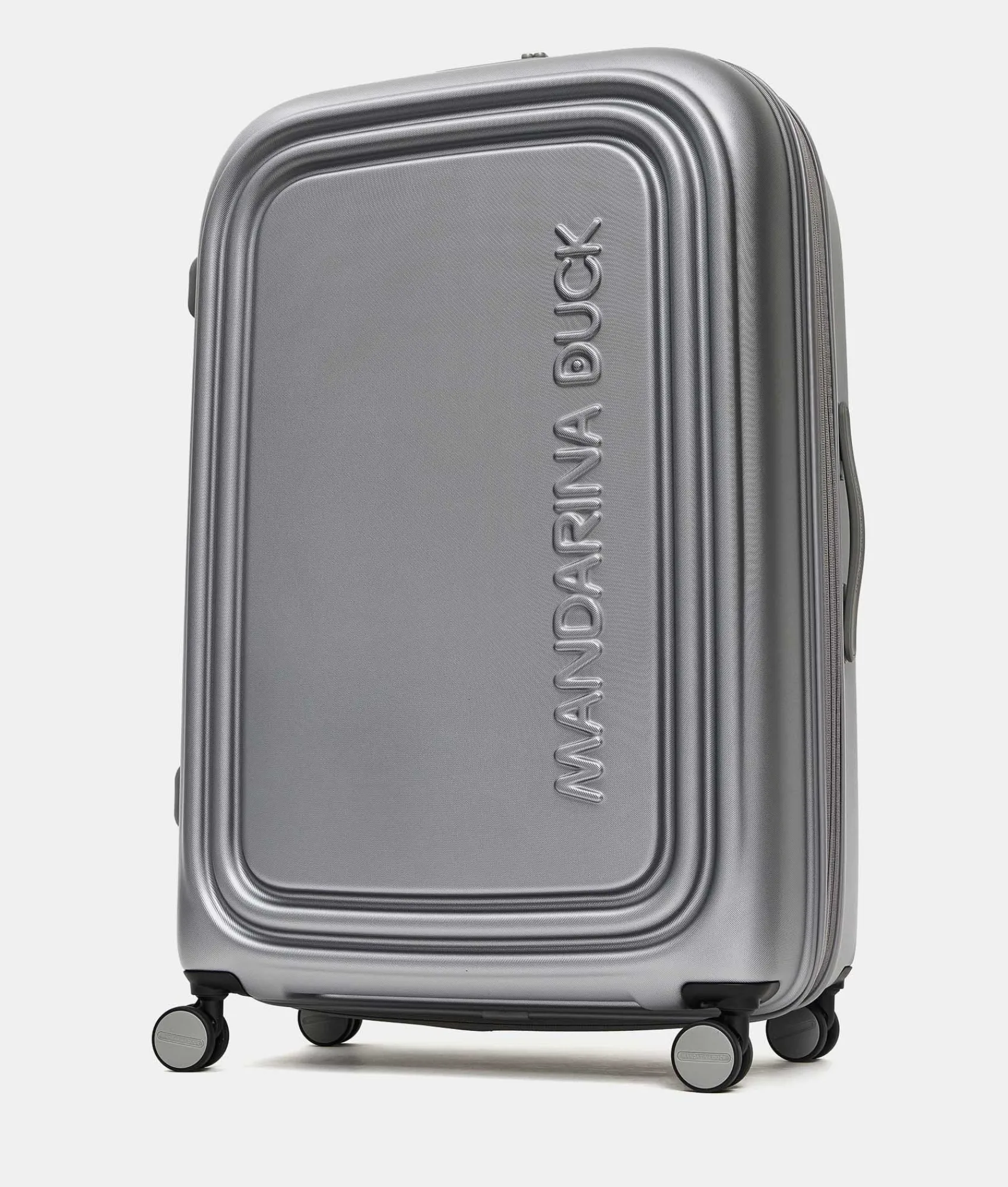 Online Mandarina Duck LOGODUCK+ Expandable XL Trolley (4 Wheels) | cm 82X52X34 Silver