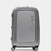Sale Mandarina Duck LOGODUCK+ Medium Expandable Trolley (4 Wheels) | cm 69 X 45 X 32/35 Silver