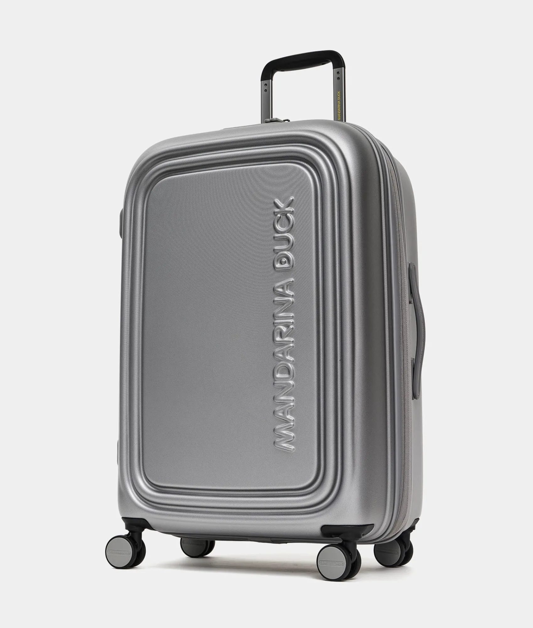 Sale Mandarina Duck LOGODUCK+ Medium Expandable Trolley (4 Wheels) | cm 69 X 45 X 32/35 Silver