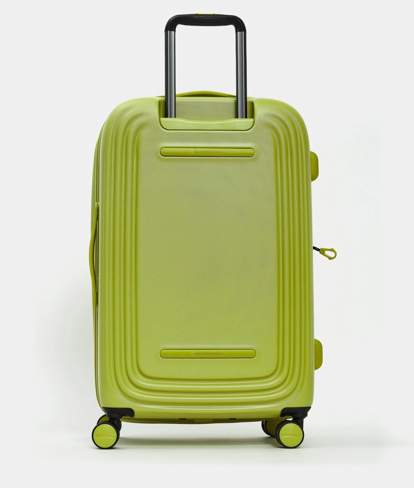 Best Mandarina Duck LOGODUCK+ Medium Expandable Trolley (4 Wheels) | cm 69 X 45 X 32/35 MapoGreen