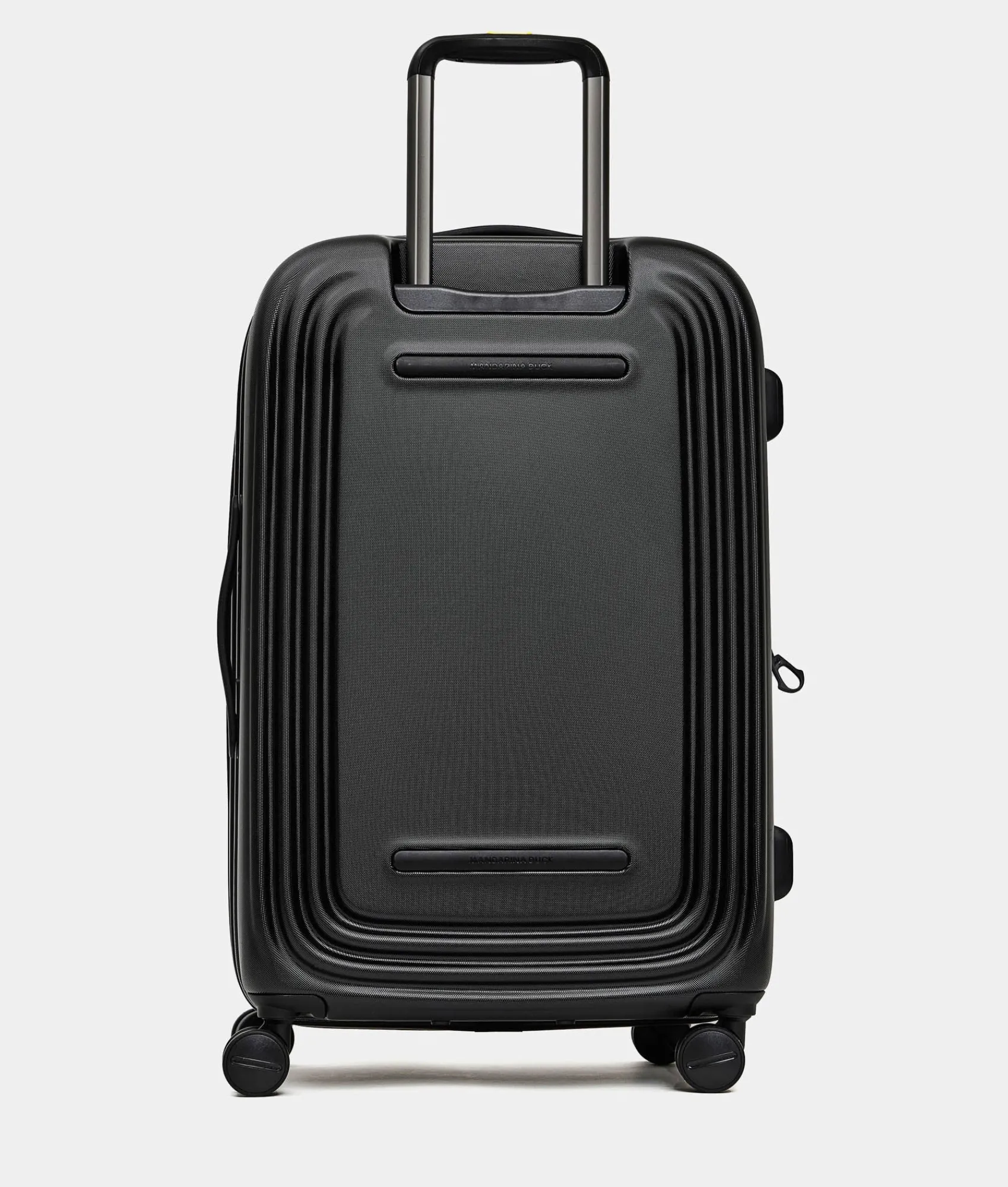 New Mandarina Duck LOGODUCK+ Medium Expandable Trolley (4 Wheels) | cm 69 X 45 X 32/35 Black