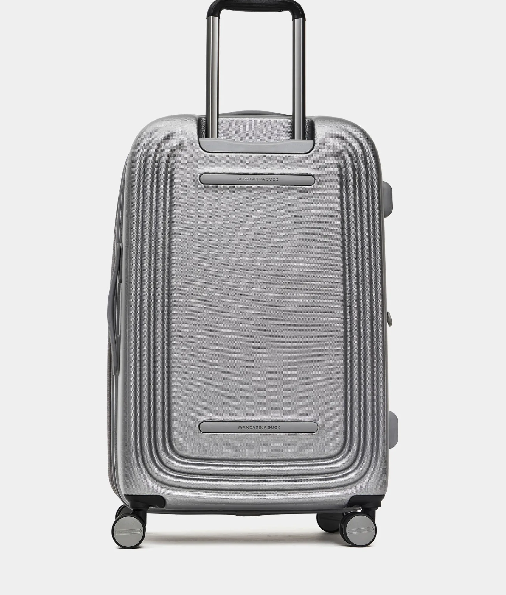 Sale Mandarina Duck LOGODUCK+ Medium Expandable Trolley (4 Wheels) | cm 69 X 45 X 32/35 Silver