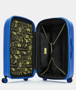 Discount Mandarina Duck LOGODUCK+ Medium Expandable Trolley (4 Wheels) | cm 69 X 45 X 32/35 ElectricBlue