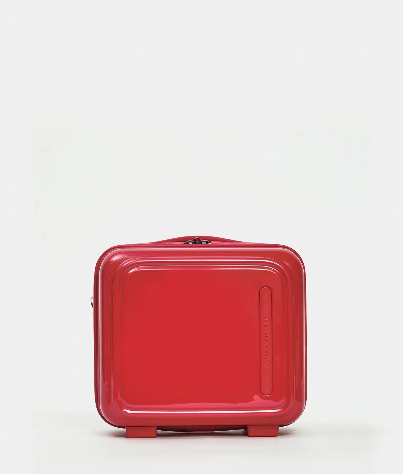 Clearance Mandarina Duck LOGODUCK+ METAL Beauty Case Raspberry