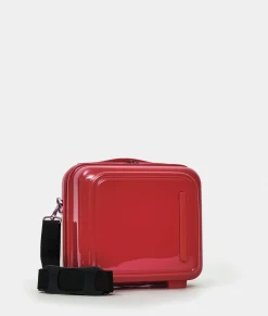 Clearance Mandarina Duck LOGODUCK+ METAL Beauty Case Raspberry