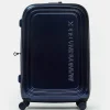 Discount Mandarina Duck LOGODUCK+ METAL Expandable Large Trolley (4 Wheels) | cm 75X49X31 BlueIndigo