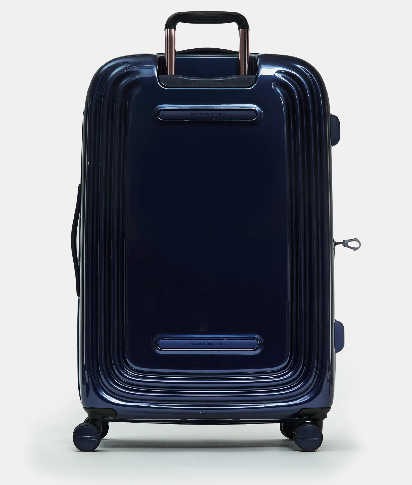 Discount Mandarina Duck LOGODUCK+ METAL Expandable Large Trolley (4 Wheels) | cm 75X49X31 BlueIndigo
