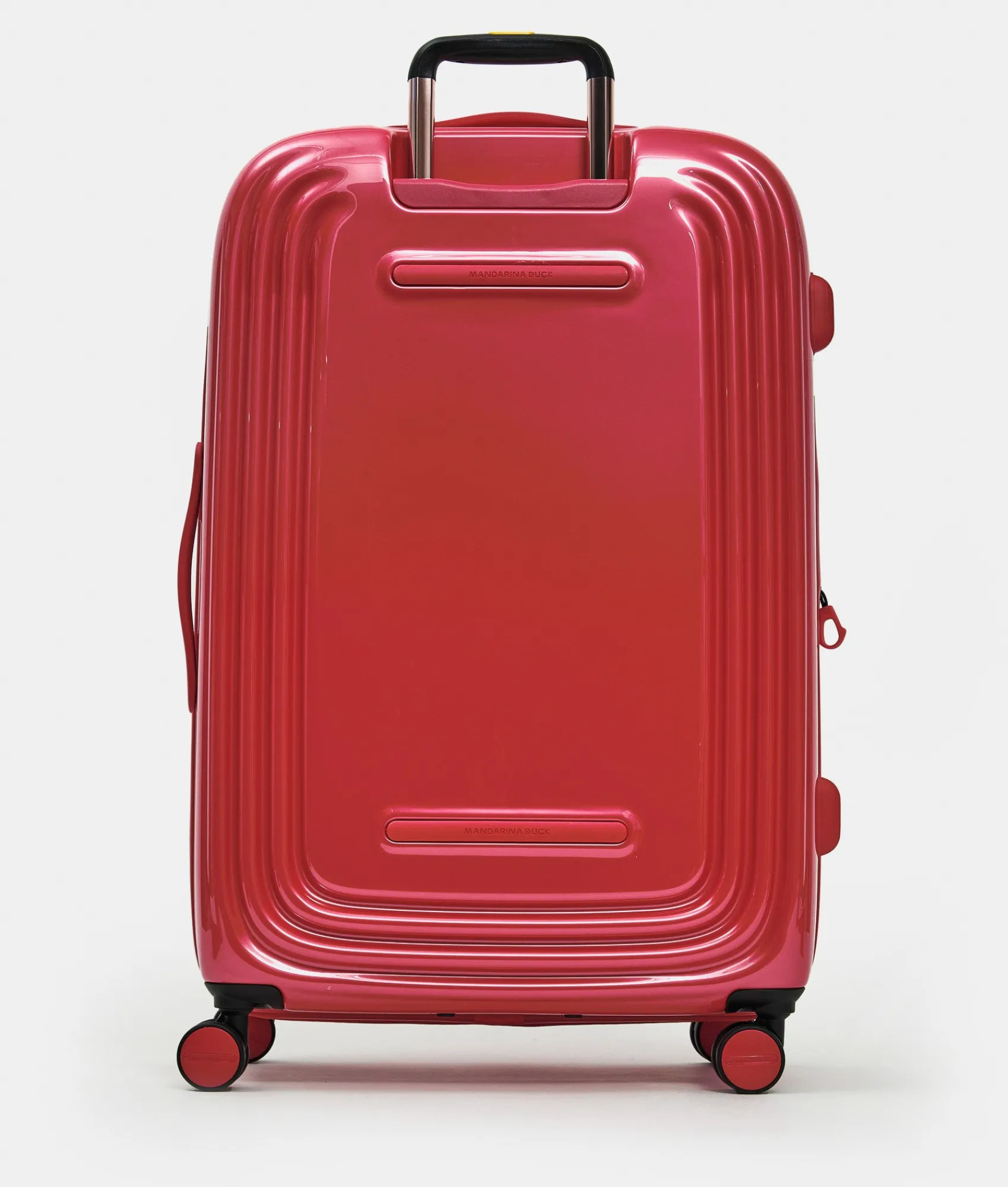 Online Mandarina Duck LOGODUCK+ METAL Expandable Large Trolley (4 Wheels) | cm 75X49X31 Raspberry