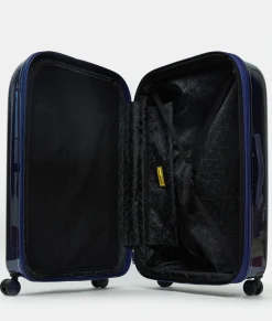 Discount Mandarina Duck LOGODUCK+ METAL Expandable Large Trolley (4 Wheels) | cm 75X49X31 BlueIndigo
