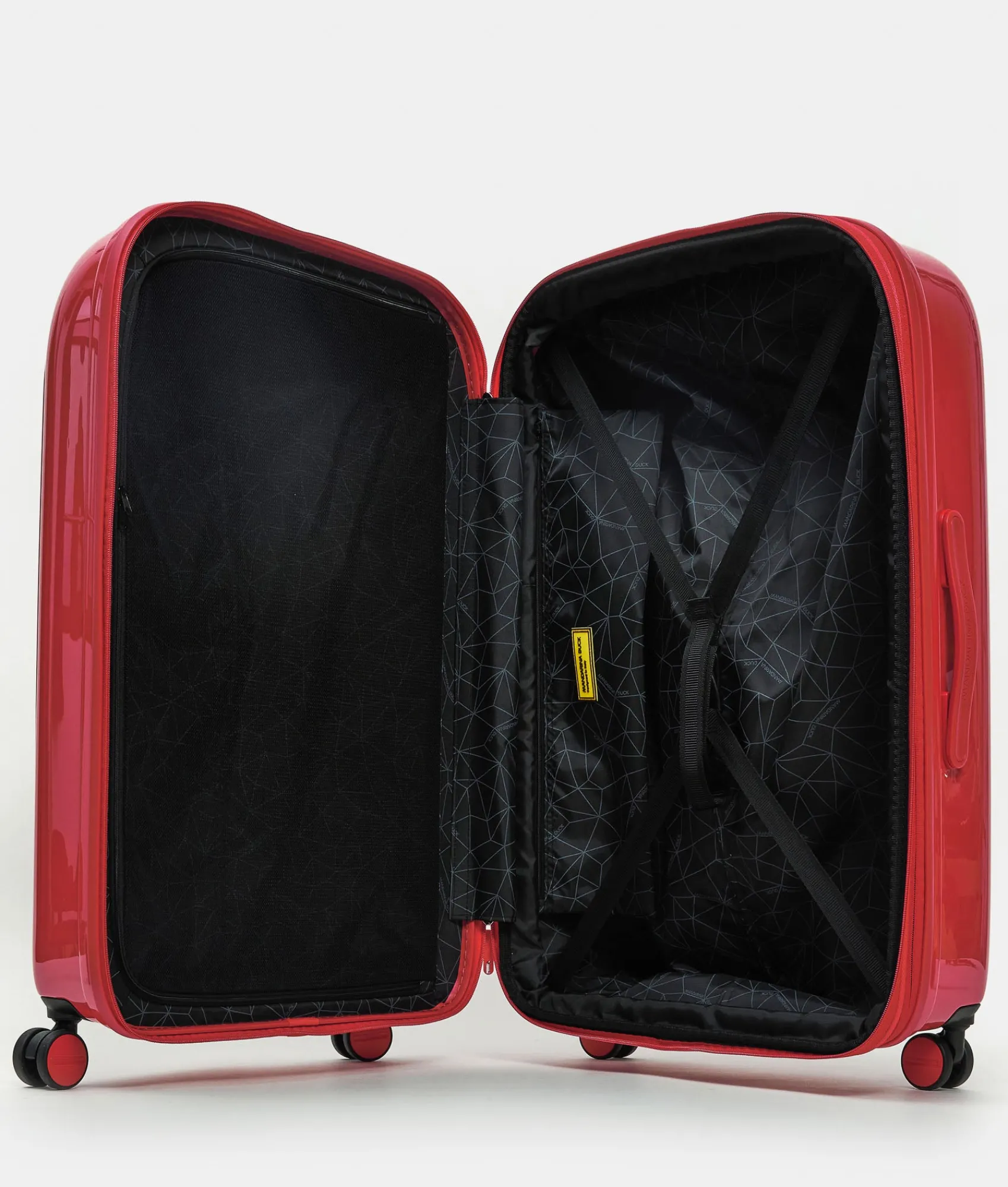 Online Mandarina Duck LOGODUCK+ METAL Expandable Large Trolley (4 Wheels) | cm 75X49X31 Raspberry