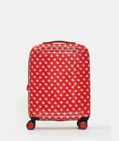 Best Mandarina Duck LOGODUCK+ PRINTED Expandable Cabin Hard Trolley (4 Wheels) | cm 55X40X20/23 GimmeLove