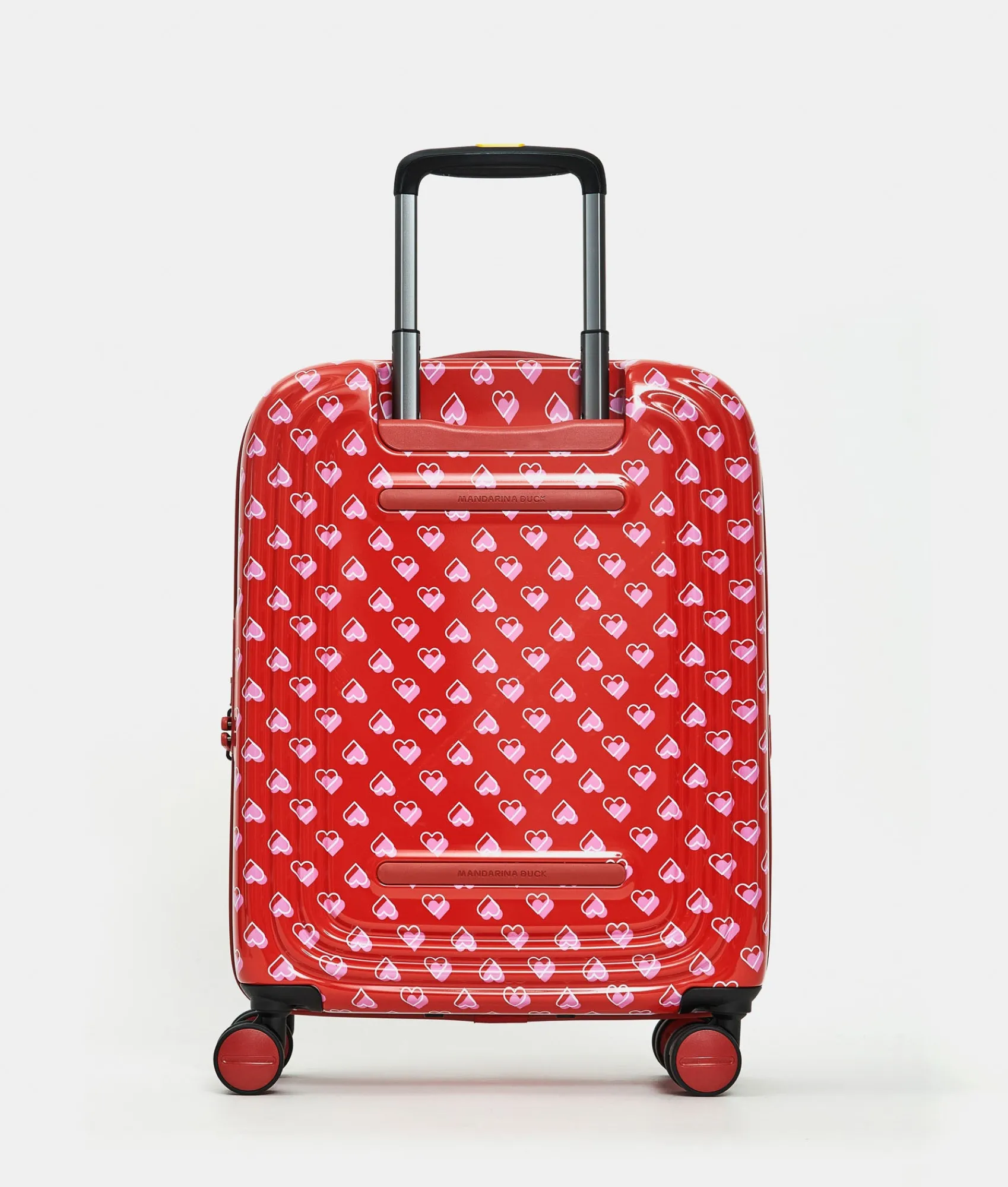 Best Mandarina Duck LOGODUCK+ PRINTED Expandable Cabin Hard Trolley (4 Wheels) | cm 55X40X20/23 GimmeLove