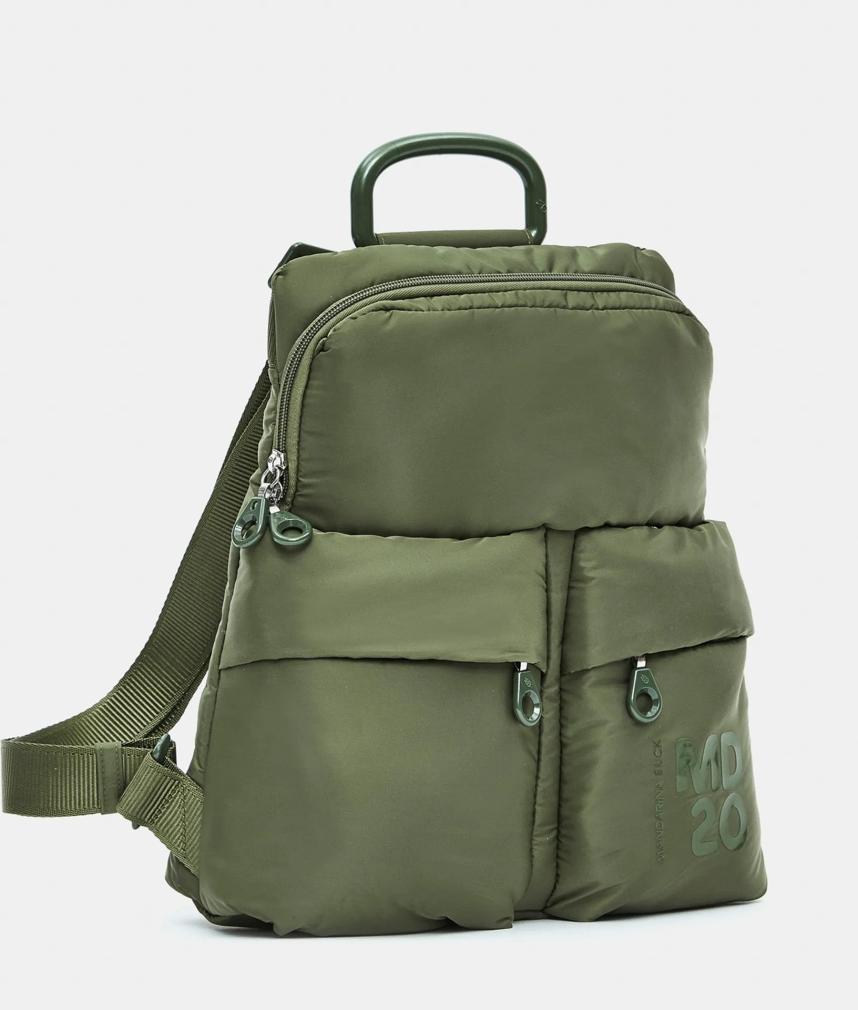 New Mandarina Duck MD20 BALLOON Backpack MilitaryGreen
