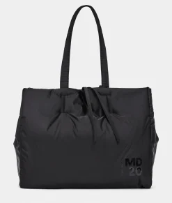 Online Mandarina Duck MD20 BALLOON Large Reversible Nylon Tote Black