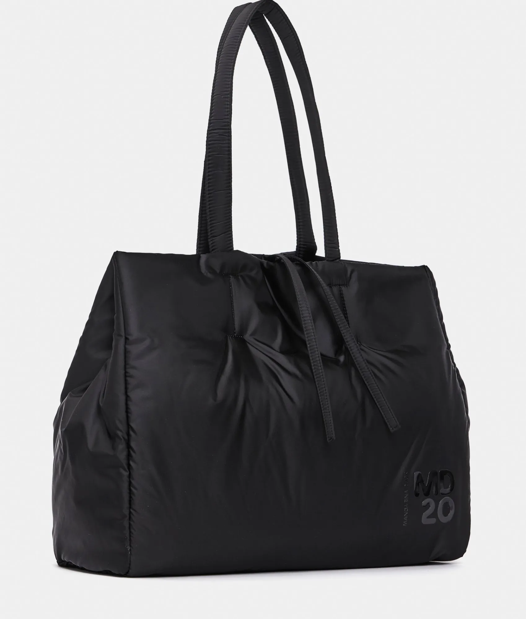 Online Mandarina Duck MD20 BALLOON Large Reversible Nylon Tote Black