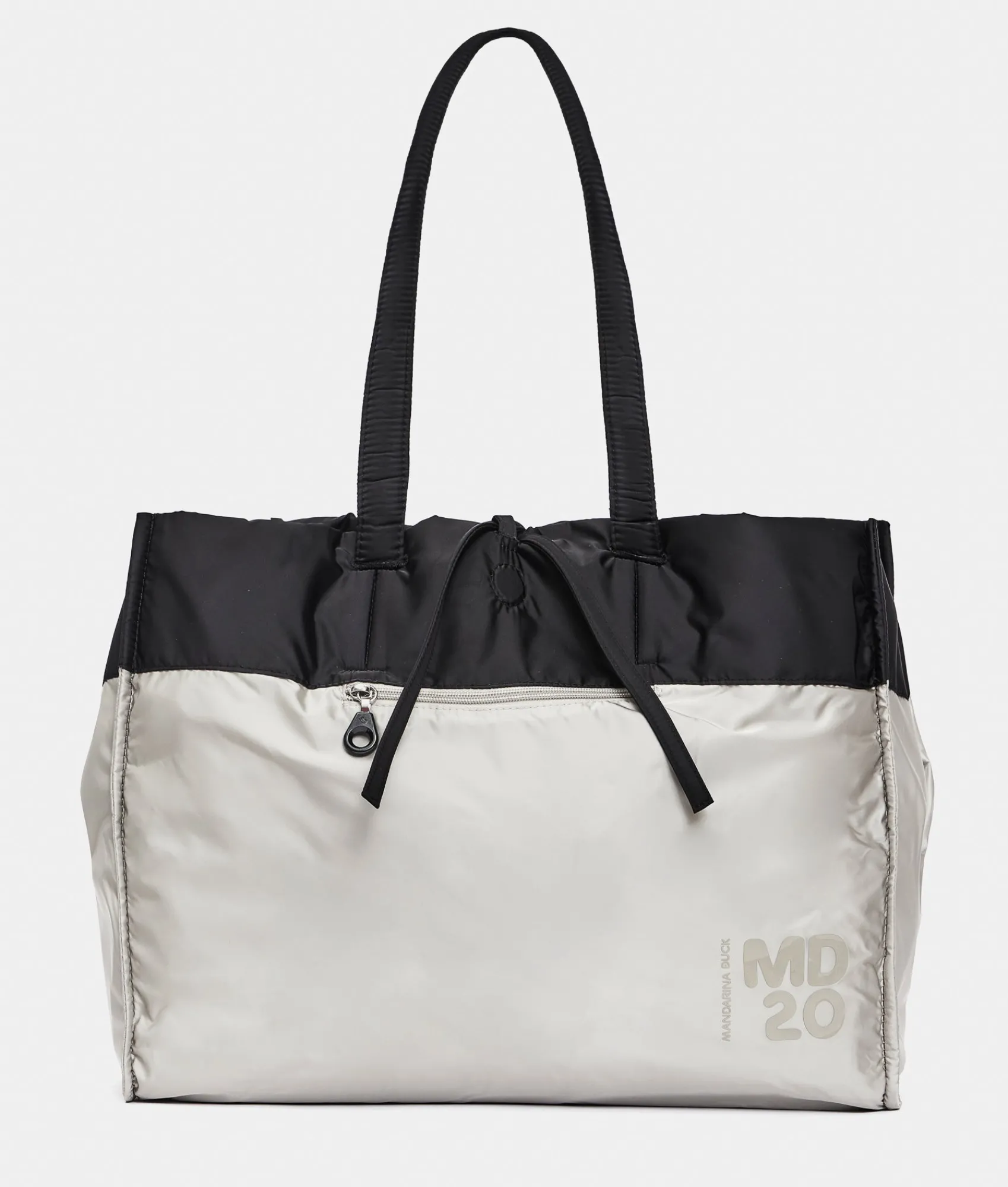 Online Mandarina Duck MD20 BALLOON Large Reversible Nylon Tote Black
