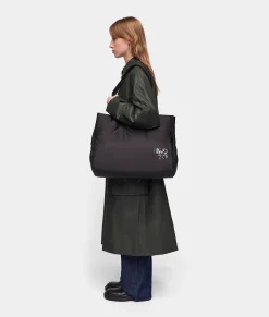 Online Mandarina Duck MD20 BALLOON Large Reversible Nylon Tote Black