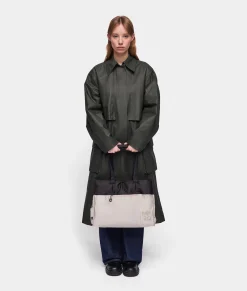 Outlet Mandarina Duck MD20 BALLOON Medium Reversible Nylon Tote Black