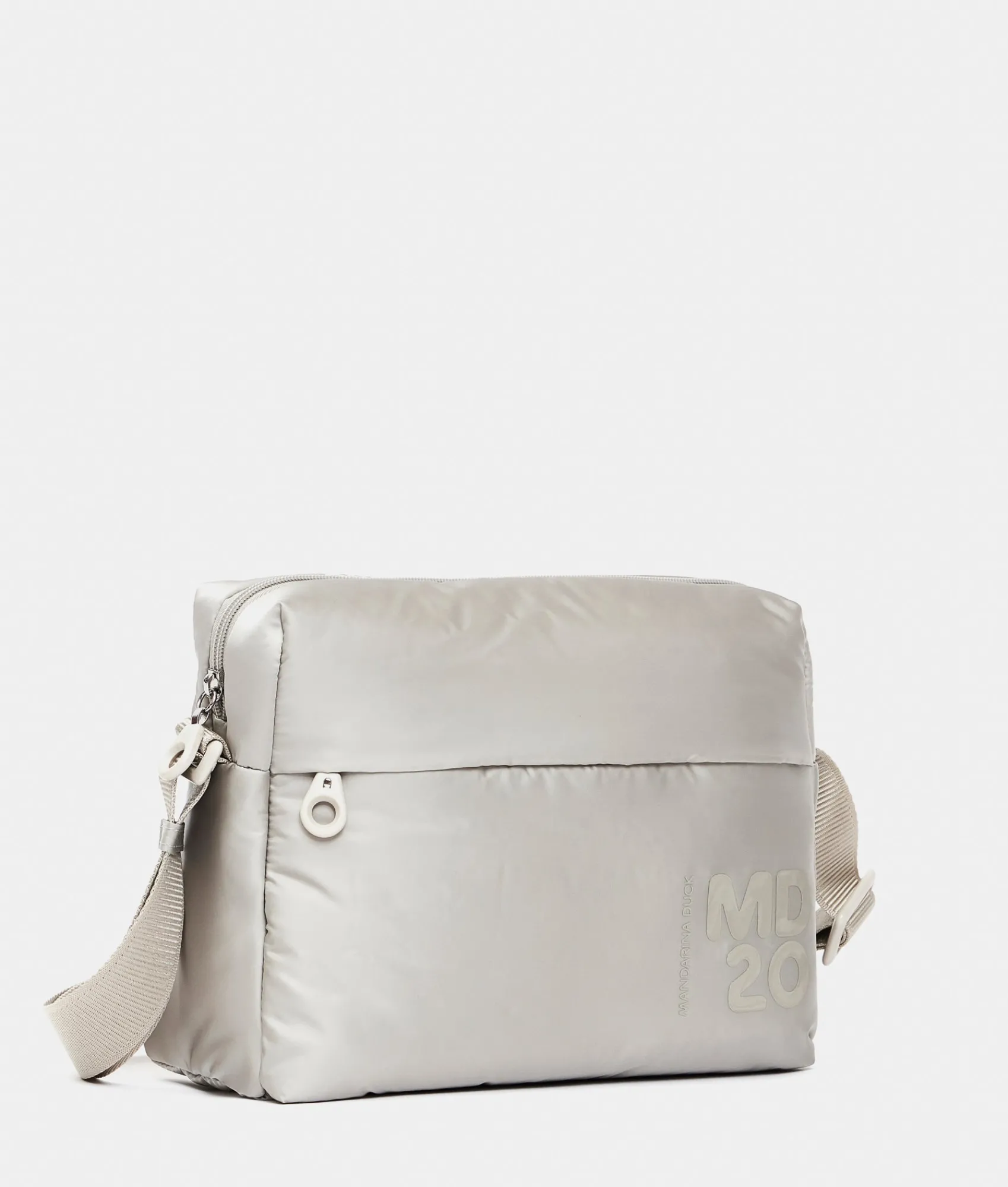 Sale Mandarina Duck MD20 BALLOON Medium Shoulder Bag SageGray