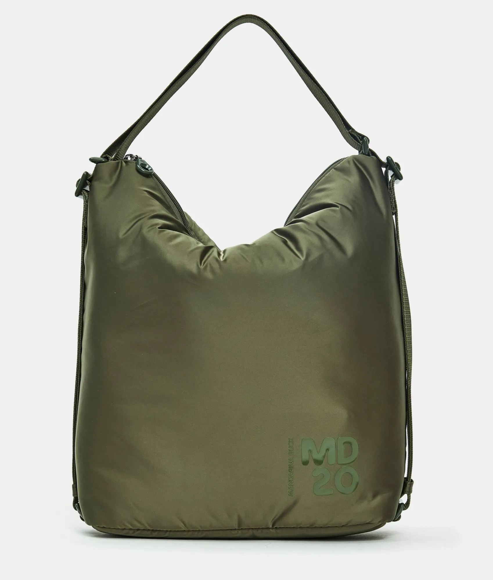 Outlet Mandarina Duck MD20 BALLOON Shoulder Bag MilitaryGreen