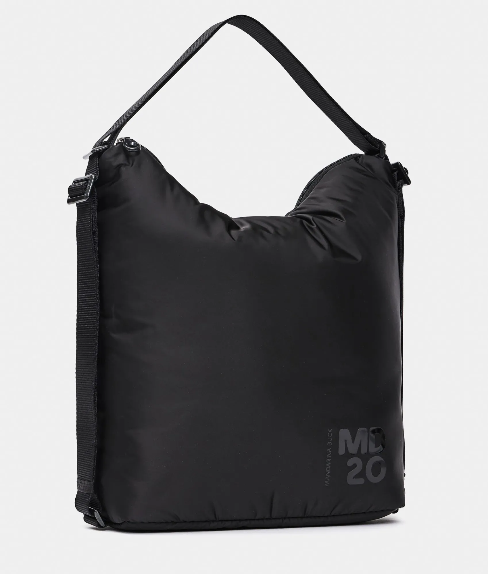 Fashion Mandarina Duck MD20 BALLOON Shoulder Bag Black