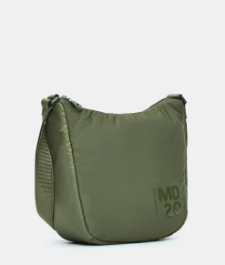 Outlet Mandarina Duck MD20 BALLOON Shoulder Bag MilitaryGreen