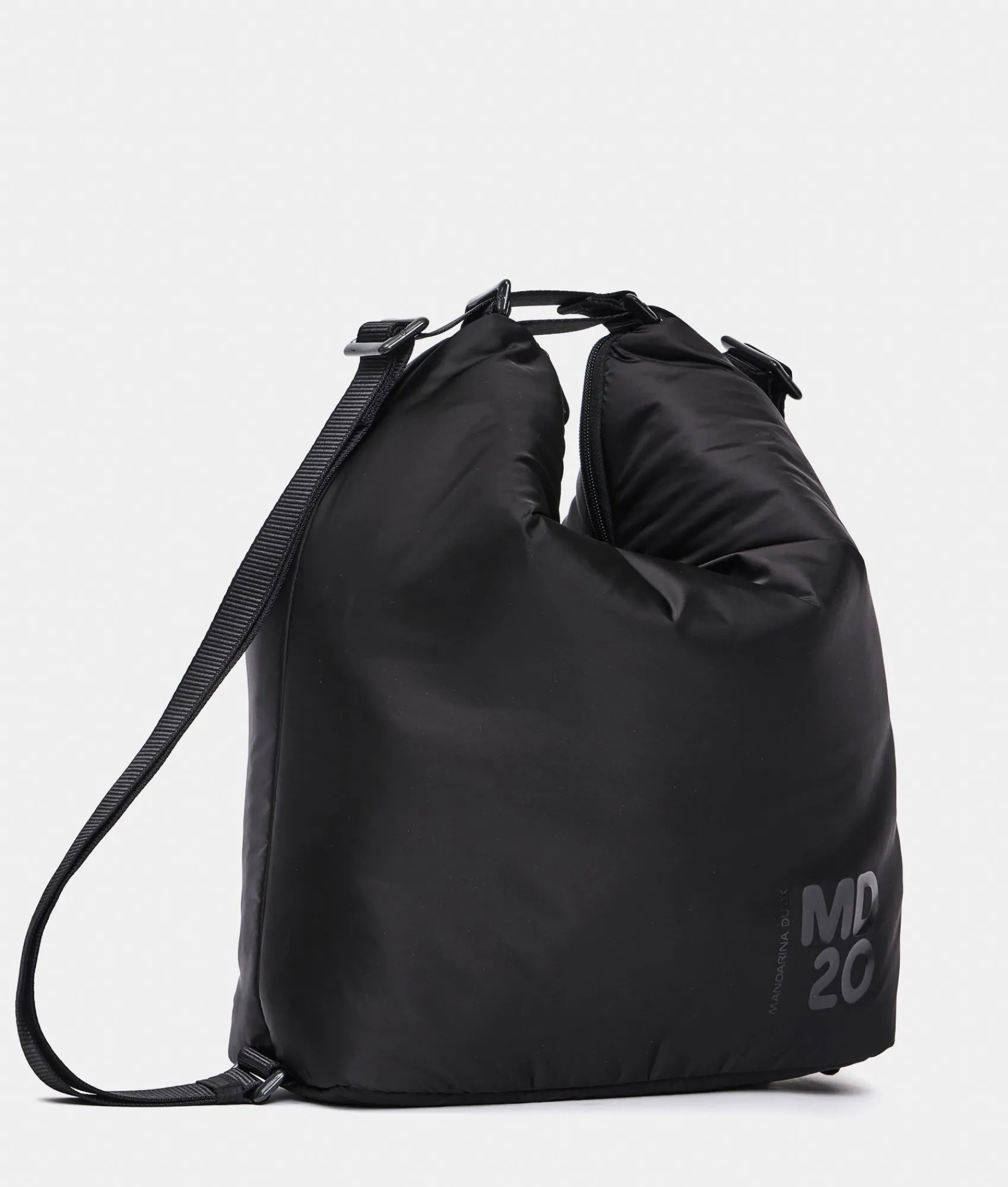 Fashion Mandarina Duck MD20 BALLOON Shoulder Bag Black