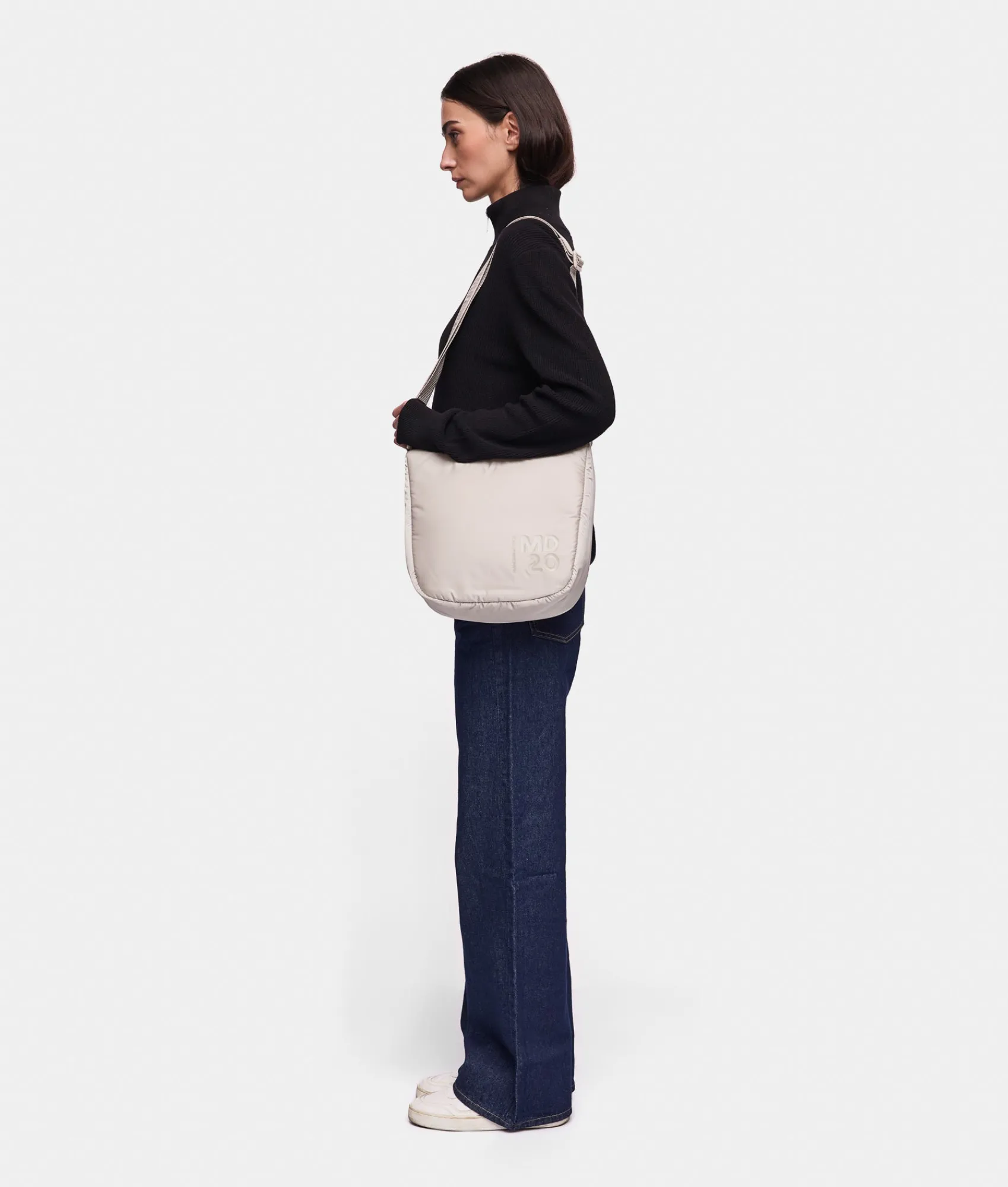 Sale Mandarina Duck MD20 BALLOON Shoulder Bag SageGray