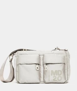 Best Mandarina Duck MD20 BALLOON Shoulder Bag With Pockets SageGray