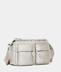 Best Mandarina Duck MD20 BALLOON Shoulder Bag With Pockets SageGray
