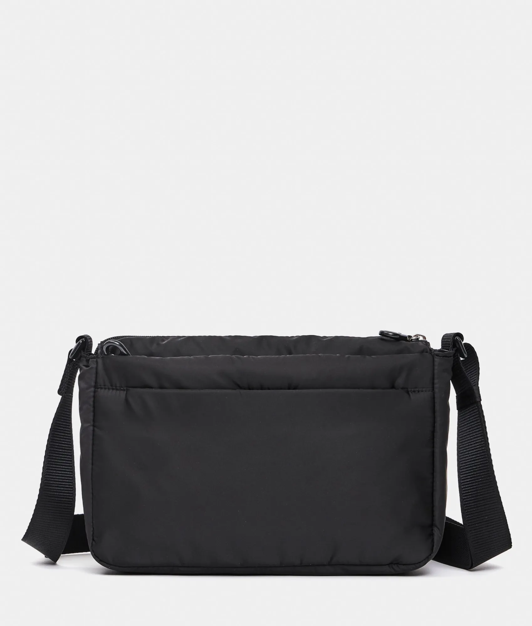New Mandarina Duck MD20 BALLOON Shoulder Bag With Pockets Black