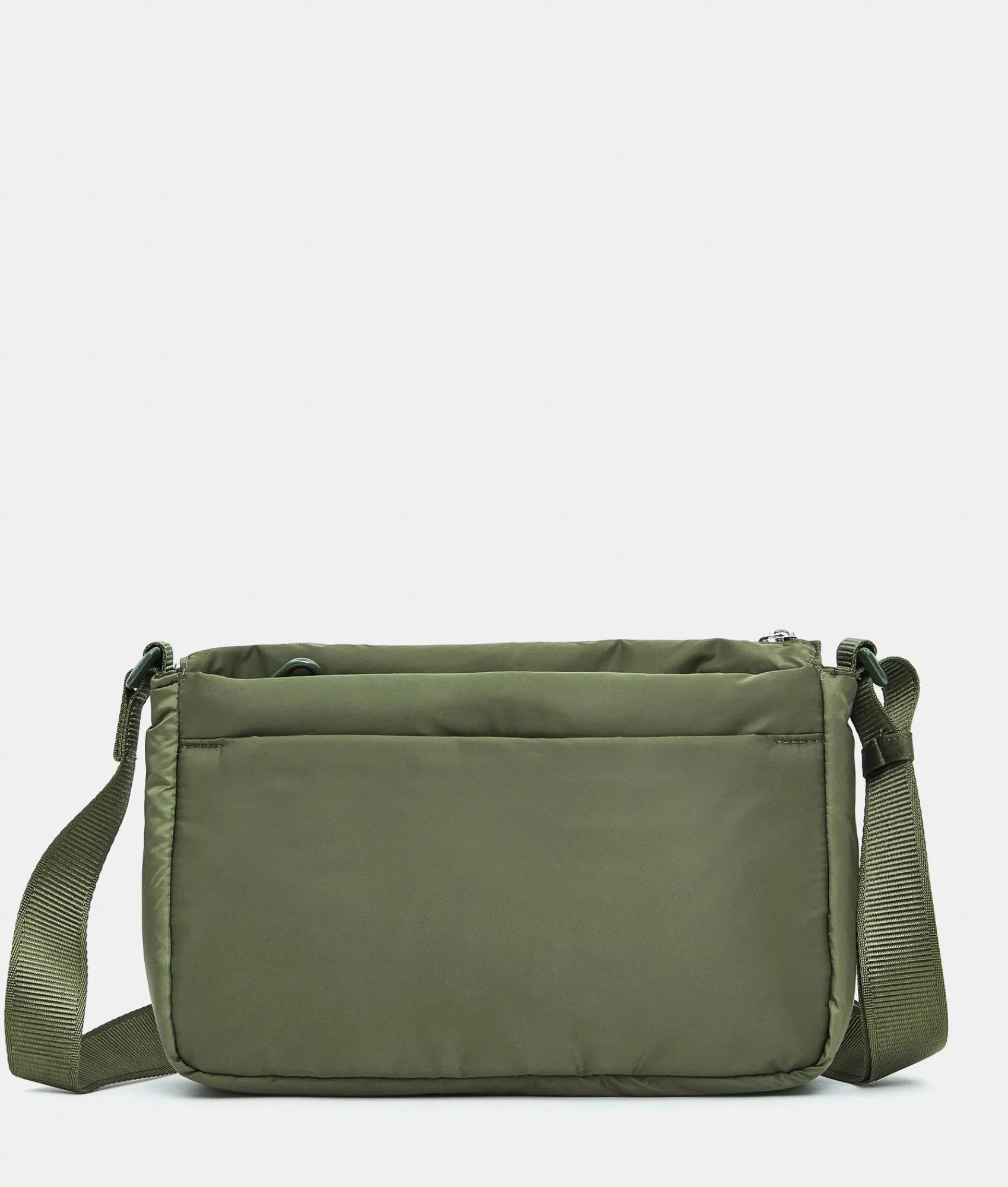 Outlet Mandarina Duck MD20 BALLOON Shoulder Bag With Pockets MilitaryGreen