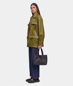 New Mandarina Duck MD20 BALLOON Small Reversible Nylon Tote Black